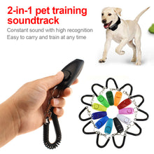 Load image into Gallery viewer, 1Pc Pet Dog Whistle And Clicker Puppy Stop Barking Training Aid Tool Clicker Portable Trainer Pet Products Supplies