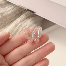 Load image into Gallery viewer, Colorful Acrylic Butterfly Hairpins Girl Hair Clips Barrettes Women Sweet Hair Ornament Rainbow Headwear Fashion Hair Accessories