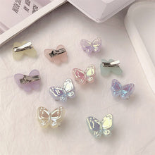 Load image into Gallery viewer, Colorful Acrylic Butterfly Hairpins Girl Hair Clips Barrettes Women Sweet Hair Ornament Rainbow Headwear Fashion Hair Accessories