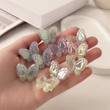 Load image into Gallery viewer, Colorful Acrylic Butterfly Hairpins Girl Hair Clips Barrettes Women Sweet Hair Ornament Rainbow Headwear Fashion Hair Accessories