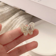 Load image into Gallery viewer, Colorful Acrylic Butterfly Hairpins Girl Hair Clips Barrettes Women Sweet Hair Ornament Rainbow Headwear Fashion Hair Accessories
