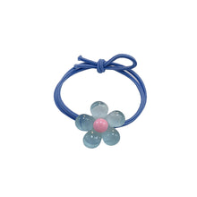 Load image into Gallery viewer, Korean Children Noctilucent Flower Scrunchies Women Girls Elastic Hair Rubber Bands Accessories Tie Hair Ring Rope Ponytail Holder Luminous Headdress
