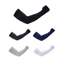 Load image into Gallery viewer, 1 Pair Ice Silk Sports Arm Sleeves Cycling Sun UV Protection Outdoor Travel Running Gym Fitness Cool Summer Arm Sleeves for Man