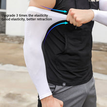 Load image into Gallery viewer, 1 Pair Ice Silk Sports Arm Sleeves Cycling Sun UV Protection Outdoor Travel Running Gym Fitness Cool Summer Arm Sleeves for Man