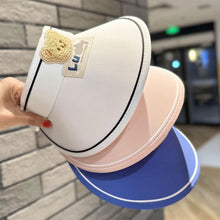 Load image into Gallery viewer, Kids Summer Sun Hat Wide Brim Empty Top Ponytail Cap Beach UV Protection Outdoor Sunscreen Visors Sunshade Girl Bonnet for Children