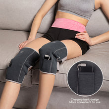 Load image into Gallery viewer, Electric Knee Heating Pad USB Thermal Therapy Heated Knee Brace Support for Arthritis Joint Pain Relief Old Cold Leg Knee Warmer