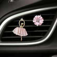 Load image into Gallery viewer, Car Ballet Girl Perfume Clip Air-conditioning Outlet Perfume Clip Ballerina Girl Freshener Fragrance Clip Car Decor Accessories