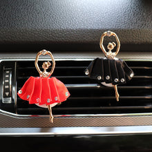 Load image into Gallery viewer, Car Ballet Girl Perfume Clip Air-conditioning Outlet Perfume Clip Ballerina Girl Freshener Fragrance Clip Car Decor Accessories