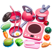 Load image into Gallery viewer, 20/51/61Pcs Kids Play Kitchen Set Pretend Play Cooking Toys Set Toys Playset For Toddlers Toy Pots And Pans For Kids Kitchen