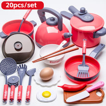 Load image into Gallery viewer, 20/51/61Pcs Kids Play Kitchen Set Pretend Play Cooking Toys Set Toys Playset For Toddlers Toy Pots And Pans For Kids Kitchen