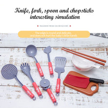 Load image into Gallery viewer, 20/51/61Pcs Kids Play Kitchen Set Pretend Play Cooking Toys Set Toys Playset For Toddlers Toy Pots And Pans For Kids Kitchen