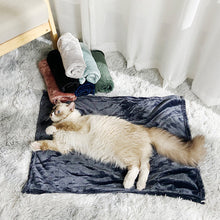 Load image into Gallery viewer, Soft Pet Dog Blanket Thicken Dog Mat Warm Flannel Dog Cat Bed Pet House Double Sided Dog Nest Mat