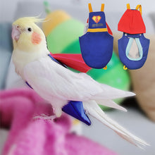 Load image into Gallery viewer, Super Hero Parrot Diaper Flight Suit Diaper Clothes Parrot Parakeet Pigeon Medium Large Pet Bird