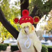 Load image into Gallery viewer, Pet Hamster Budgerigar Cockatiel Peony Parrot Bird Hat Wool Crochet Knitted Parrot Hat Small Animals Mini Hat Birds Toys