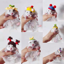 Load image into Gallery viewer, Pet Hamster Budgerigar Cockatiel Peony Parrot Bird Hat Wool Crochet Knitted Parrot Hat Small Animals Mini Hat Birds Toys