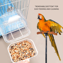 Load image into Gallery viewer, Bird Cage Feeder Parrot Birds Water Hanging Bowl Parakeet Feeder Box Pet Cage Plastic Food Container Bird Supplies