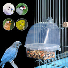 Load image into Gallery viewer, Bird Cage Feeder Parrot Birds Water Hanging Bowl Parakeet Feeder Box Pet Cage Plastic Food Container Bird Supplies