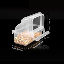 Load image into Gallery viewer, Bird Feeders Automatic Parrot Feeder Drinker Seed Food Container Cage Accessories For Small Medium Parakeets