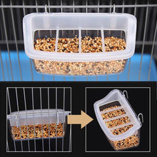 Load image into Gallery viewer, Bird Feeders Automatic Parrot Feeder Drinker Seed Food Container Cage Accessories For Small Medium Parakeets