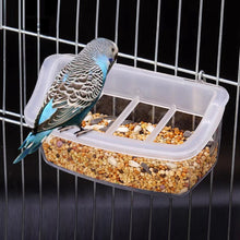 Load image into Gallery viewer, Bird Feeders Automatic Parrot Feeder Drinker Seed Food Container Cage Accessories For Small Medium Parakeets