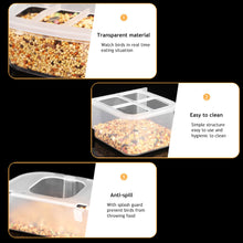 Load image into Gallery viewer, Bird Feeders Automatic Parrot Feeder Drinker Seed Food Container Cage Accessories For Small Medium Parakeets