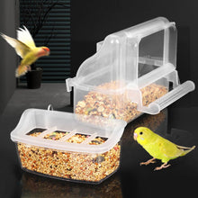 Load image into Gallery viewer, Bird Feeders Automatic Parrot Feeder Drinker Seed Food Container Cage Accessories For Small Medium Parakeets