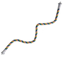 Load image into Gallery viewer, Parrot Bird Standing Toys Cotton Rope Colorful Toy Chew Perches for Bird Cage Standing Woven Rope Bird Accessories Parrot Toys