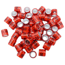 Load image into Gallery viewer, 10/50Pcs 2024 Years Pigeons Foot Ring 8x11mm Pigeons Foot Ring Parrots Leg Rings Birds Training Tool with Nnumbers