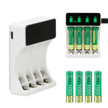 Load image into Gallery viewer, 1PC AA/AAA Battery USB Smart Charger 1.2V Battery Efficient Charger With LCD Display