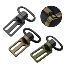 Load image into Gallery viewer, 1 Inch Double Point Function Rope Transfer Single Point Function Rope Transfer Seat Portable CNC Aluminum Alloy Quick Release QD Strap Buckle