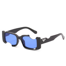 Load image into Gallery viewer, 1PC Personality Fashion Notch Broken Sense Sunglasses UV400 Outdoor Street Shooting Runway Sunblock Sunglasses