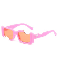 Load image into Gallery viewer, 1PC Personality Fashion Notch Broken Sense Sunglasses UV400 Outdoor Street Shooting Runway Sunblock Sunglasses