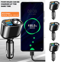 Load image into Gallery viewer, 22.5W/PD30W/PD30W+66W Car Charger Fast Charging Lighter Splitter Type-C PD QC3.0 USB Port Universal For Phone Camera Dashcam Fan