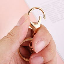 Load image into Gallery viewer, Crystal Crown 26 Letter Rhinestone Keychain Charm Gold Plated Key Ring Bag Car Key Chains DIY Accessoreis For Women