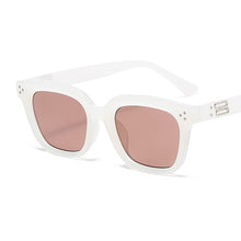 Load image into Gallery viewer, 1Pc Unisex Retro Square Sun Glasses Korean Female Wild Sunglasses Colored Lenses Couple Sunglasses