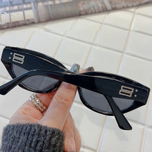 Load image into Gallery viewer, 1Pc Cat Eye Sunglasses Vintage Punk Gradient Small Square Eyewear Trendy Retro Fashion UV400 Sun Glasses for Women