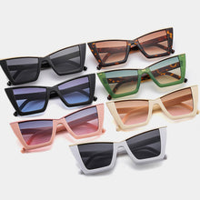 Load image into Gallery viewer, 1Pcs Square Sunglasses Woman Black Cat Eye Designer UV400 Sun Glasses Female Travel Driver Gradient Fashion