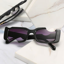 Load image into Gallery viewer, 1Pcs Retro Broken Frame Sunglasses Unisex Luxury Sun Glasses Men Fashion Rectangle Jelly Sunglasses with Metal Hinges UV400