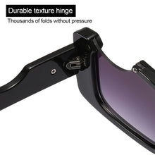 Load image into Gallery viewer, 1Pcs Retro Broken Frame Sunglasses Unisex Luxury Sun Glasses Men Fashion Rectangle Jelly Sunglasses with Metal Hinges UV400