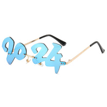 Load image into Gallery viewer, 1Pcs Luxury Frameless 2024 Shape Rimless Fashion Sunglasses Narrow Sunglasses UV 400 Streetwear Trending Eyewear