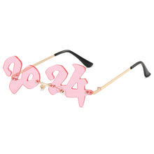 Load image into Gallery viewer, 1Pcs Luxury Frameless 2024 Shape Rimless Fashion Sunglasses Narrow Sunglasses UV 400 Streetwear Trending Eyewear