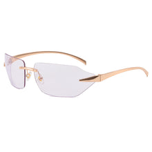 Load image into Gallery viewer, 1Pcs Fashion Rimless Sunglasses Men Women Populare Frameless Sun Glasses Male Female Classic Small Square Summer Traveling Shades
