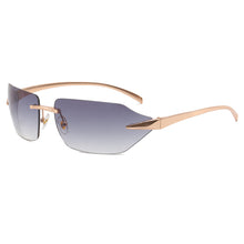 Load image into Gallery viewer, 1Pcs Fashion Rimless Sunglasses Men Women Populare Frameless Sun Glasses Male Female Classic Small Square Summer Traveling Shades
