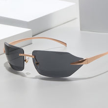 Load image into Gallery viewer, 1Pcs Fashion Rimless Sunglasses Men Women Populare Frameless Sun Glasses Male Female Classic Small Square Summer Traveling Shades