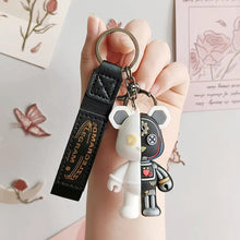 Load image into Gallery viewer, Lovely Cartoon Mechanical Bear Car Key Chain Pendant Bag Pendant Keychain Delicate Simple Key Chain for Girls Couple Gifts