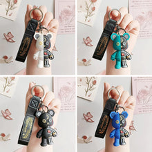 Load image into Gallery viewer, Lovely Cartoon Mechanical Bear Car Key Chain Pendant Bag Pendant Keychain Delicate Simple Key Chain for Girls Couple Gifts