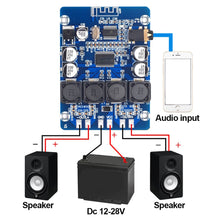 Load image into Gallery viewer, TPA3118 2X30W Dual Channel Stereo Audio Bluetooth Digital Power Amplifier Board Amplificador XH-M314 Original Chip DC 8V-26V