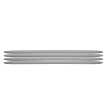 Load image into Gallery viewer, 4Pcs 41cm Carbon Fiber Car Bumper Door Edge Protection Rubber Auto Protector Guard Scratch Sticker White Black Trim Strips