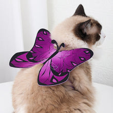Load image into Gallery viewer, Cat Dog Colorful Butterfly Cosplay Costume Wings Halloween Pet Cloth Wing Costume Soft Comfortable Festival Clothes for Cat