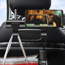 Load image into Gallery viewer, Multifunctional Car Interior Seat Back Hook Double Head Phone Hanger Headrest Hanging Bag Storage Hanger Accessories